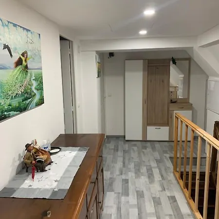 Rustique Avec Double Lit Et Sa Salle De Bain Privee